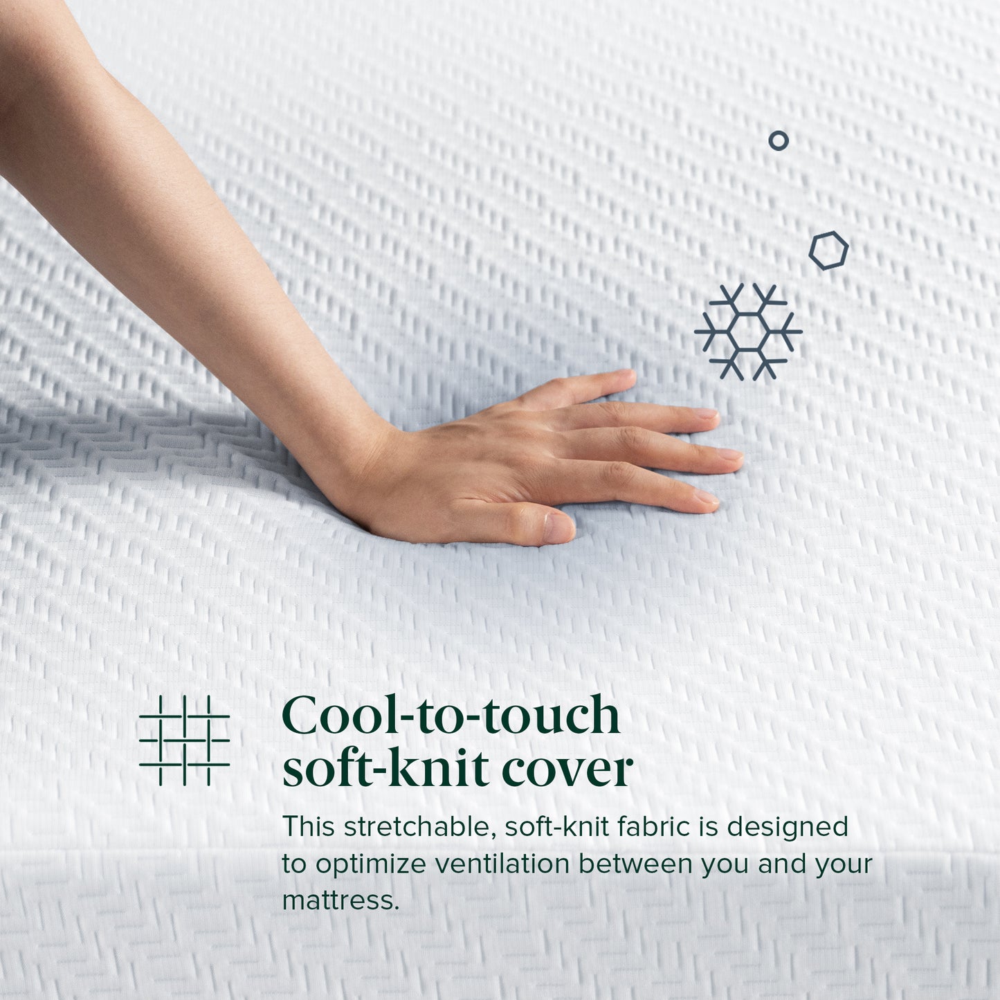 Zinus Mattress Cooling Cover Memory Foam 25cm