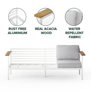 Zinus Pablo Outdoor Sofa with Waterproof Cushions (Discon)