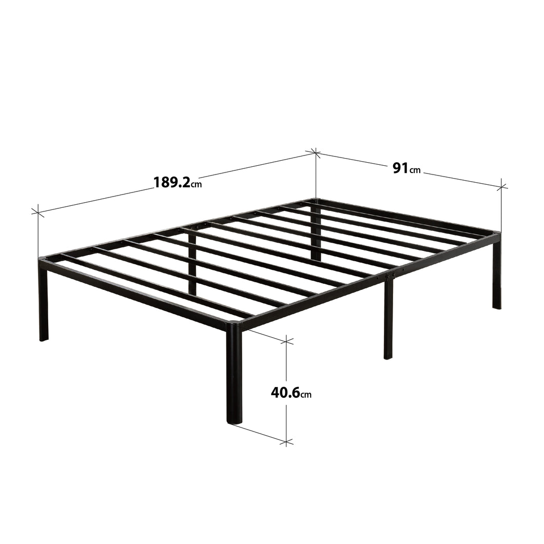 Zinus® Black Metal Bed Frame (16