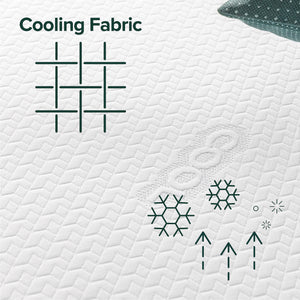 (Discon) Zinus 30cm iCoil® Hybrid Latex 2.0 “Cool” Series Smooth Top Mattress (12”) **MKIII**