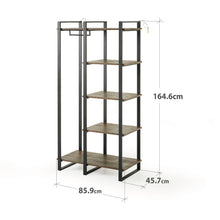 Load image into Gallery viewer, (Discon) Zinus Brock Etagere Bookcase with Hanging Storage

