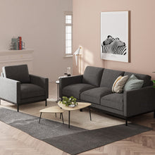 Load image into Gallery viewer, Zinus Logan 3 Seater Sofa Dark Grey
