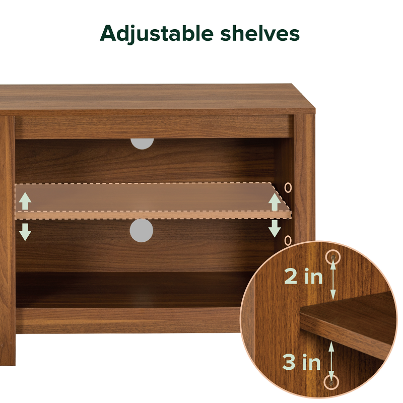 Zinus Camden TV Stand with Open Shelves