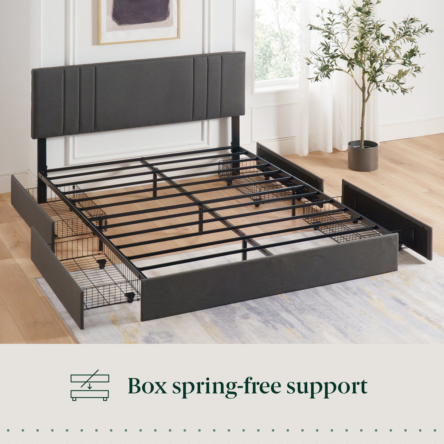 Zinus Serena Storage Bed Frame