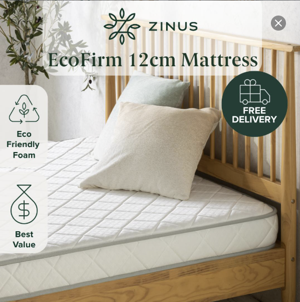 Zinus EcoFirm Mattress 12cm