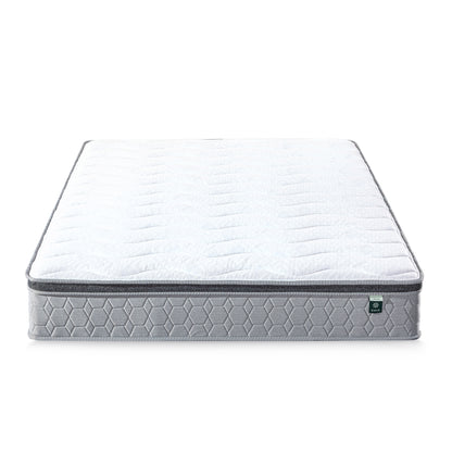 Zinus 25cm Euro Top Latex and Memory Foam Hybrid Spring Mattress (10”)