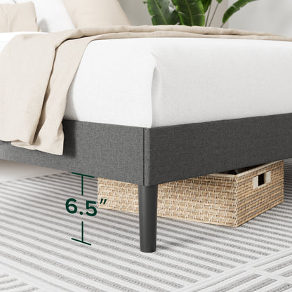 Zinus Maya Upholstered Platform Bed Frame