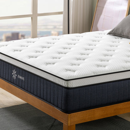 Zinus Orthopedic Supreme Zero-Motion 10” (25cm) Euro Top Mattress