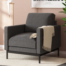 Load image into Gallery viewer, Zinus Logan Arm Chair Dark Grey
