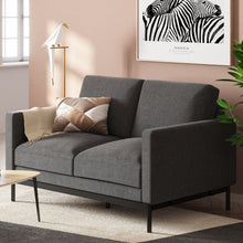 Load image into Gallery viewer, Zinus Logan 2 Seater Dark Grey
