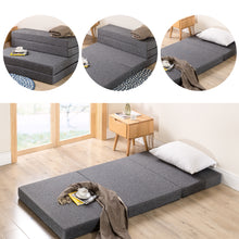 Load image into Gallery viewer, Zinus 4 inch Sofa Bed Grey (10cm)
