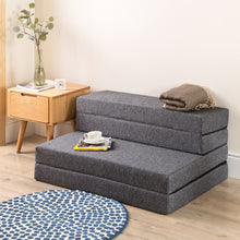 Load image into Gallery viewer, Zinus 4 inch Sofa Bed Grey (10cm)
