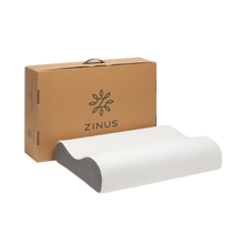 Load image into Gallery viewer, Zinus Cool Green Tea Memory Foam Contour Pillow
