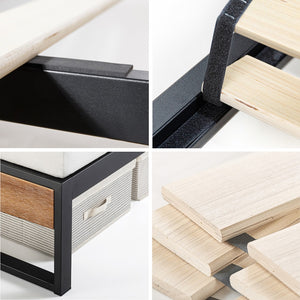 Zinus Suzanne Metal and Wood Platform Bedframe (14”)