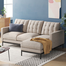 Load image into Gallery viewer, Zinus Thompson 2 Seater with Chaise Sofa (L-Shaped) Beige
