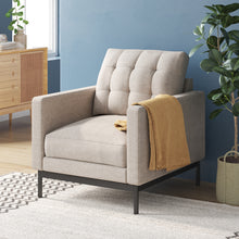 Load image into Gallery viewer, Zinus Thompson Arm Chair Beige

