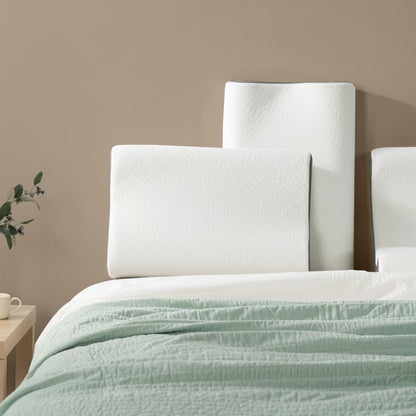 Zinus Cool Green Tea Memory Foam Contour Pillow