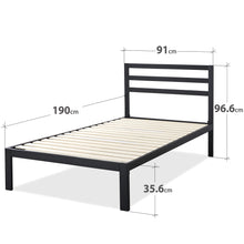Load image into Gallery viewer, Zinus Mia Modern Studio Metal Bedframe (14”)-Bedframes-Zinus Singapore

