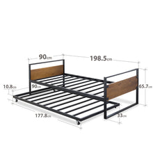 Load image into Gallery viewer, Zinus Ironline Day Bed With Pull Out Bed-Day Bed-Zinus Singapore
