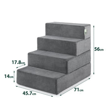 Load image into Gallery viewer, Zinus 4 Step Pet Stairs (Large)
