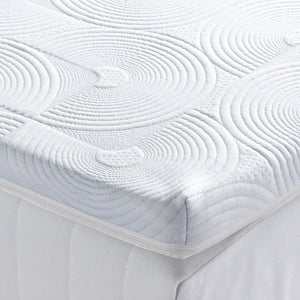 ZINUS 3” Cooling Gel Memory Foam Mattress Topper with Fitted Cover-Toppers-Zinus Singapore