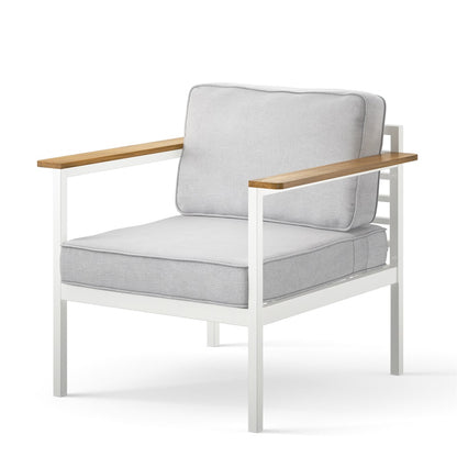 Zinus Pablo Outdoor Armchair With Cushions (A Set of 2)