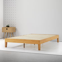 Load image into Gallery viewer, Zinus 14&quot; Deluxe Wood Platform Bed Natural (Base)-foundation-Zinus Singapore
