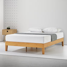 Load image into Gallery viewer, Zinus 14&quot; Deluxe Wood Platform Bed Natural (Base)-foundation-Zinus Singapore
