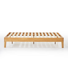 Load image into Gallery viewer, Zinus 14&quot; Deluxe Wood Platform Bed Natural (Base)-foundation-Zinus Singapore
