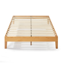 Load image into Gallery viewer, Zinus 14&quot; Deluxe Wood Platform Bed Natural (Base)-foundation-Zinus Singapore
