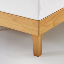 Load image into Gallery viewer, Zinus 14&quot; Deluxe Wood Platform Bed Natural (Base)-foundation-Zinus Singapore
