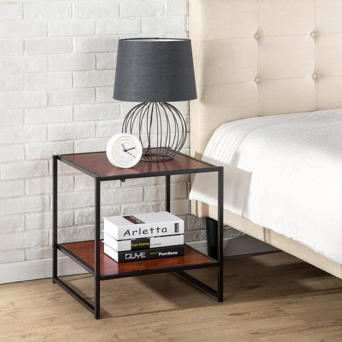 Zinus Modern Studio Collection 20 Inch Square Side Table-Coffee Table-Zinus Singapore