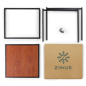 Zinus Modern Studio Collection 20 Inch Square Side Table-Coffee Table-Zinus Singapore