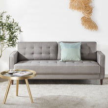 Load image into Gallery viewer, Zinus Benton Mid-Century Fabric Upholstered Sofa Grey
