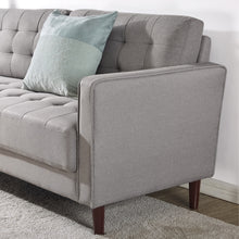 Load image into Gallery viewer, Zinus Benton Mid-Century Fabric Upholstered Sofa Grey
