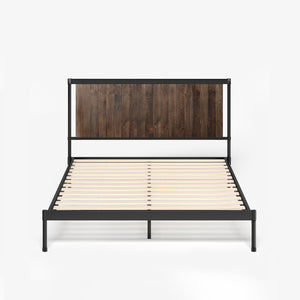 Zinus® Wesley Wood and Metal Platform Bed-Bedframes-Zinus Singapore