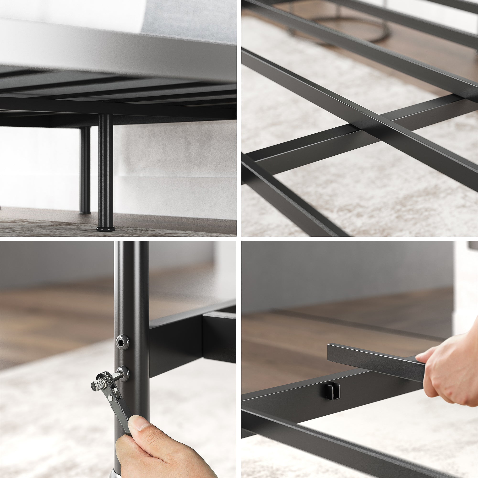 Zinus florence metal best sale platform bed frame
