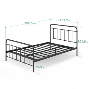 Zinus® Florence Metal Bed-Bedframes-Zinus Singapore