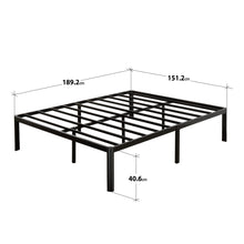 Load image into Gallery viewer, Zinus® Black Metal Bed Frame (16&quot;)-Foundation-Zinus Singapore
