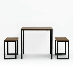 Zinus Modern Studio Collection Soho Dining Table with Two Benches/3 piece set - ORIGNAL-Table-Zinus Singapore