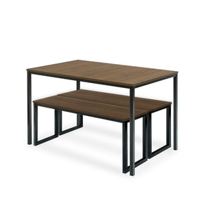 Zinus Modern Studio Collection Soho Dining Table with Two Benches/3 piece set - ORIGNAL-Table-Zinus Singapore