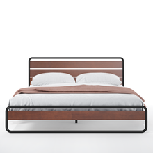 Load image into Gallery viewer, Zinus® Horizon Metal &amp; Wooden Platform Bedframe-Bedframes-Zinus Singapore
