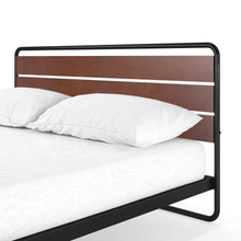 Load image into Gallery viewer, Zinus® Horizon Metal &amp; Wooden Platform Bedframe-Bedframes-Zinus Singapore
