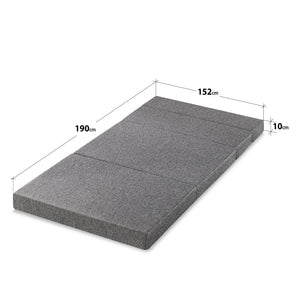 Zinus 4 inch Sofa Bed Grey (10cm)