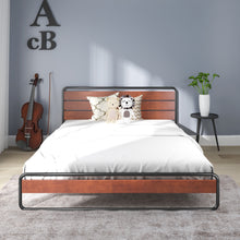 Load image into Gallery viewer, Zinus® Horizon Metal &amp; Wooden Platform Bedframe-Bedframes-Zinus Singapore
