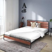 Load image into Gallery viewer, Zinus® Horizon Metal &amp; Wooden Platform Bedframe-Bedframes-Zinus Singapore
