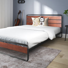 Load image into Gallery viewer, Zinus® Horizon Metal &amp; Wooden Platform Bedframe-Bedframes-Zinus Singapore
