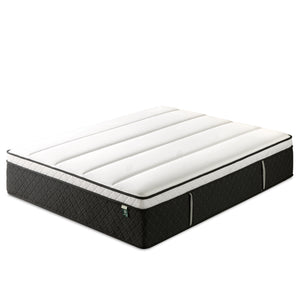 Zinus 35.5cm iCoil® Hybrid Latex & Cool Gel Memory Foam 2.0 “Cool” Series Box Top Mattress (14”)-Mattress-Zinus Singapore