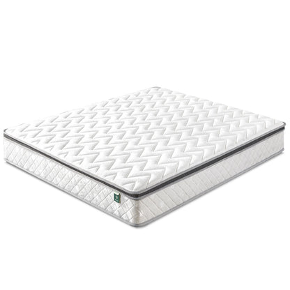 Zinus 25cm Euro Top Latex Hybrid Spring Mattress (10")-Mattress-Zinus Singapore