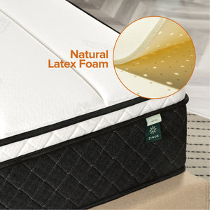 Zinus 30cm iCoil® Hybrid Latex & Cool Gel Memory Foam 2.0 “Cool” Series Box Top Mattress (12”) **MKII**